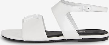 Calvin Klein Jeans Sandals in White: front