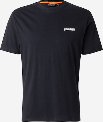 NAPAPIJRI Μπλουζάκι 'S-Guide' σε μαύρο: μπροστά