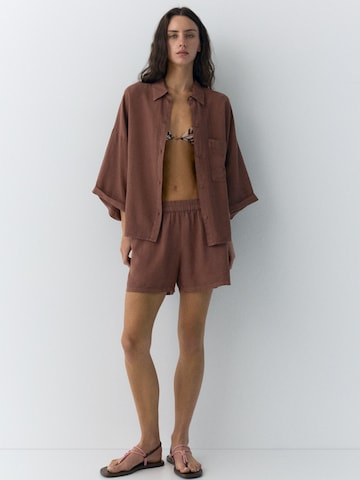 Pull&Bear Blúz 'PACIFIC' - barna