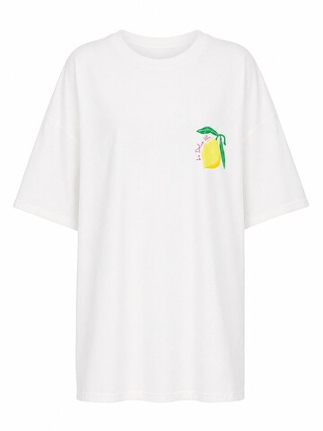 Worldclassca Oversizeshirt 'Limon Cello'‌‌‌‌‌‌‌‌ in Weiß