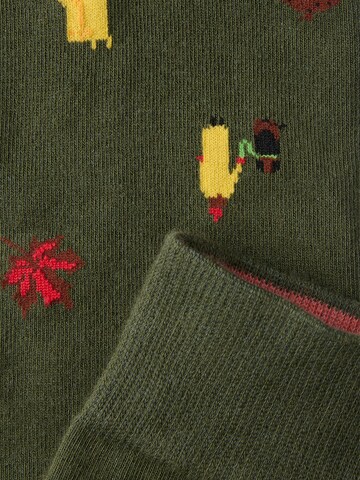 Von Jungfeld Socks 'Signature Icons' in Green