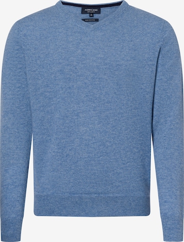 Pull-over Andrew James en bleu : devant