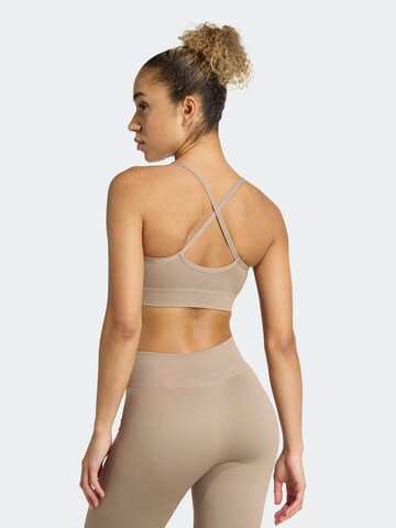 ADIDAS PERFORMANCE Бюстье Спортивный бюстгальтер в Коричневый
