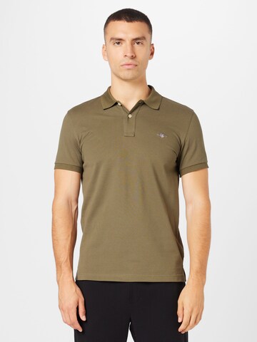 GANT - Camiseta en verde: frente