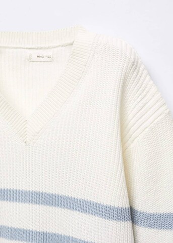MANGO TEEN Пуловер 'Tolouse' в бяло