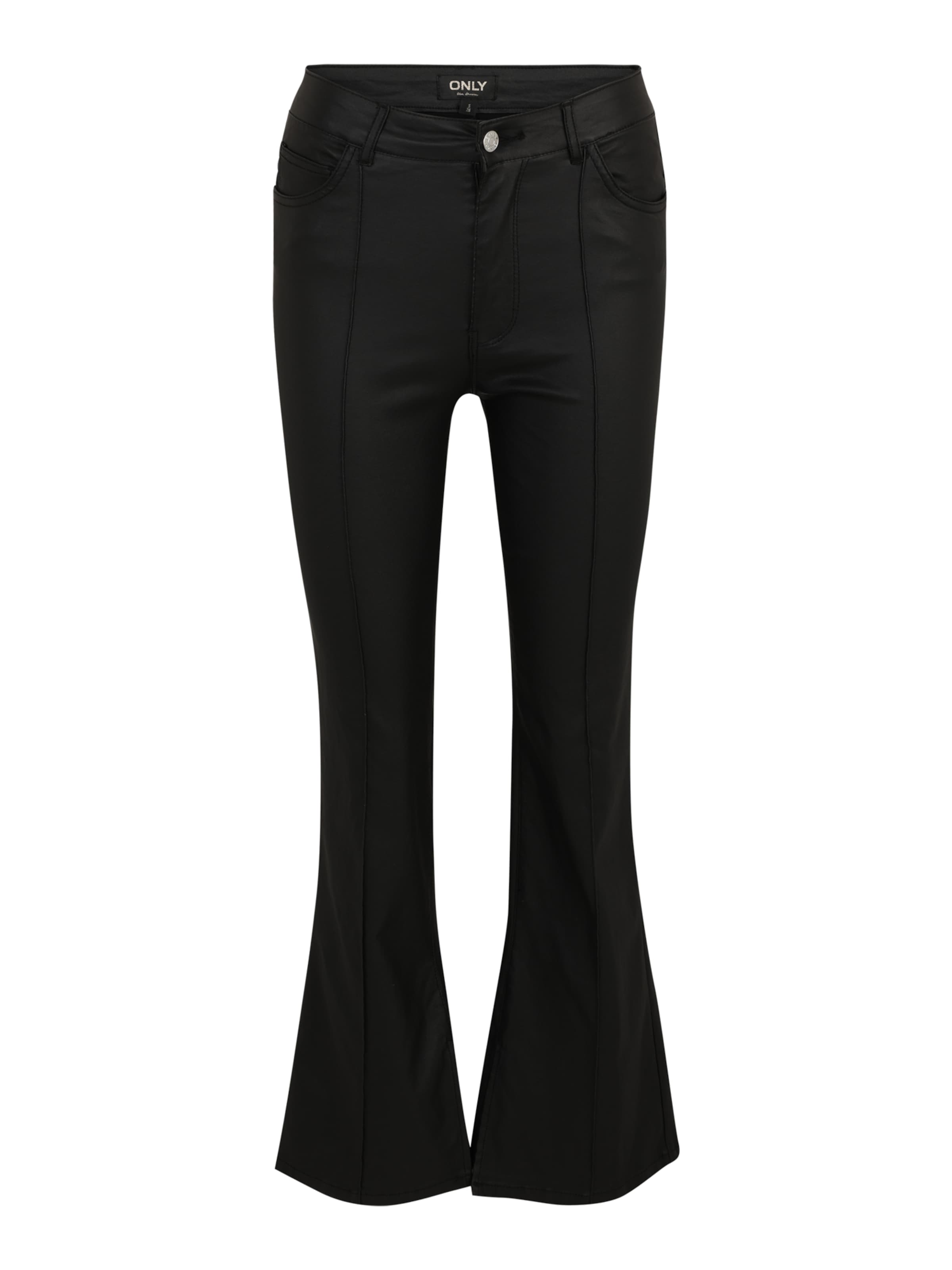 Only Petite Flared Pants 'ONLGOSH' in Black: front