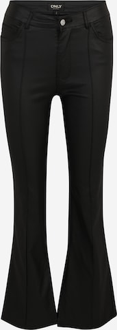 Evazați Pantaloni 'ONLGOSH' de la Only Petite pe negru: față