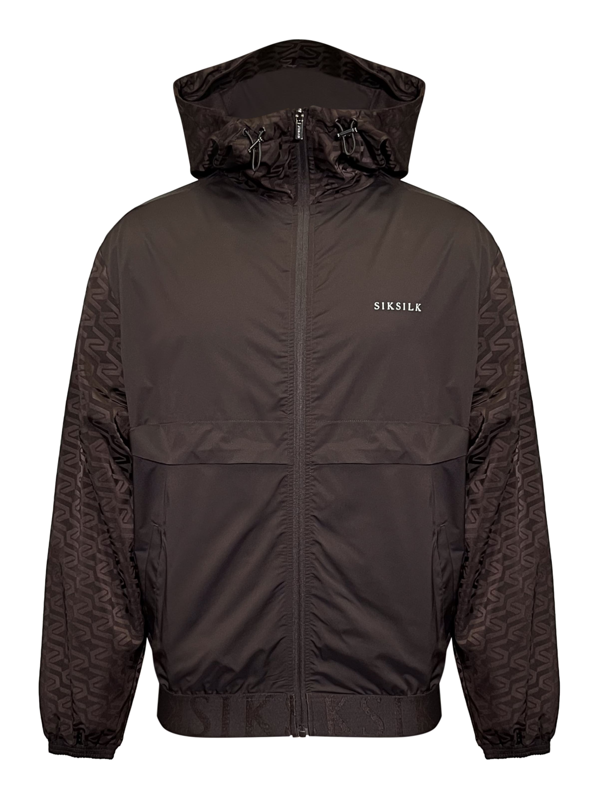 Giacca funzionale di SikSilk in marrone: frontale