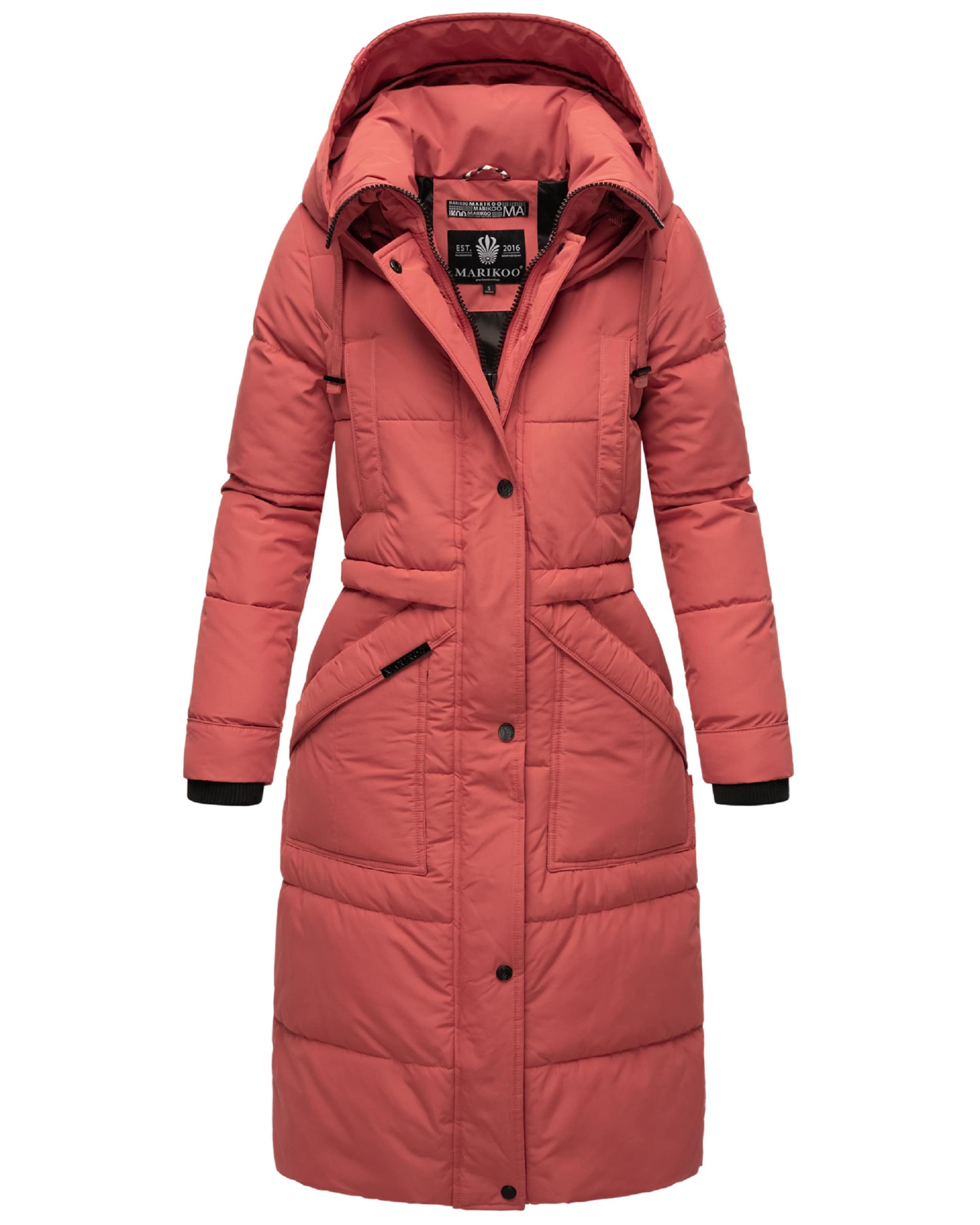 MARIKOO Winter coat 'Ayumii' in Pink