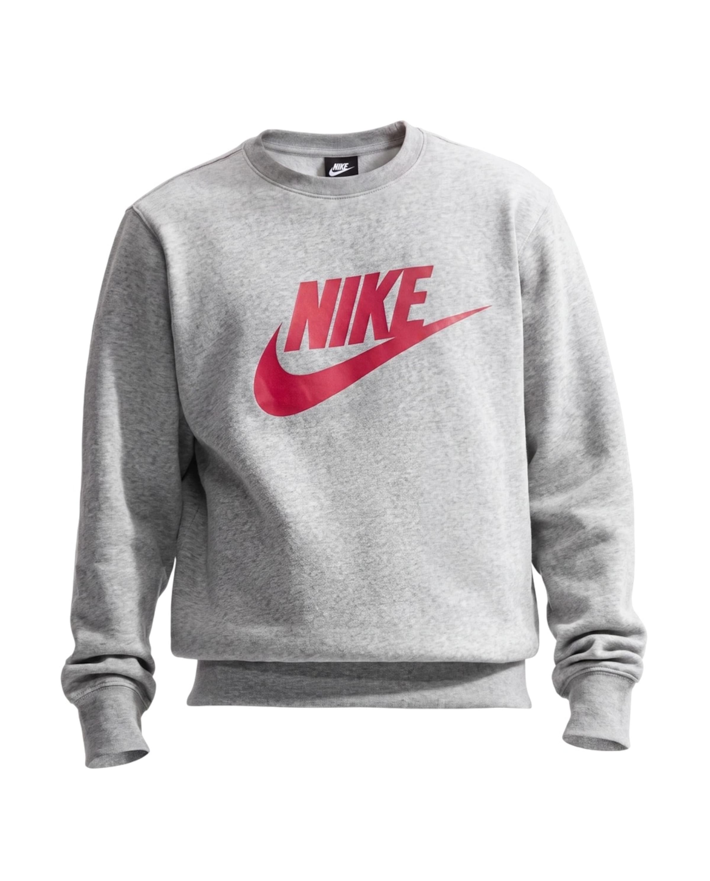 Sweat-shirt 'CLUB' Nike Sportswear en gris : devant