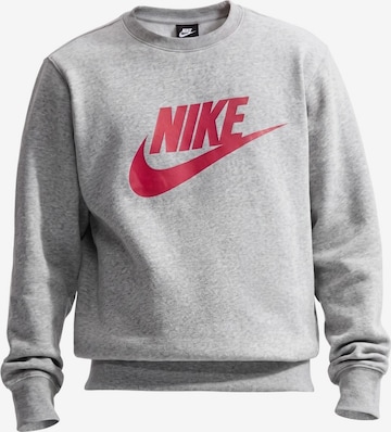 Sweat-shirt 'CLUB' Nike Sportswear en gris : devant