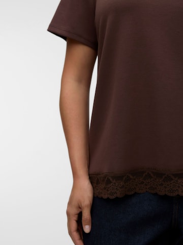 Vero Moda Curve Shirt 'CMILLE' in Brown