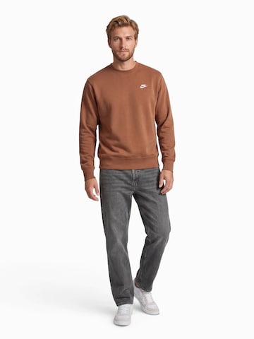 Nike Sportswear - Sweatshirt 'Club Fleece' em castanho