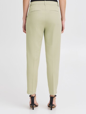 Coupe slim Pantalon chino ' IHLexi ' ICHI en vert