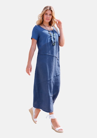 Anna Aura Abendkleid Kleid mit 1/2-Arm in Blau