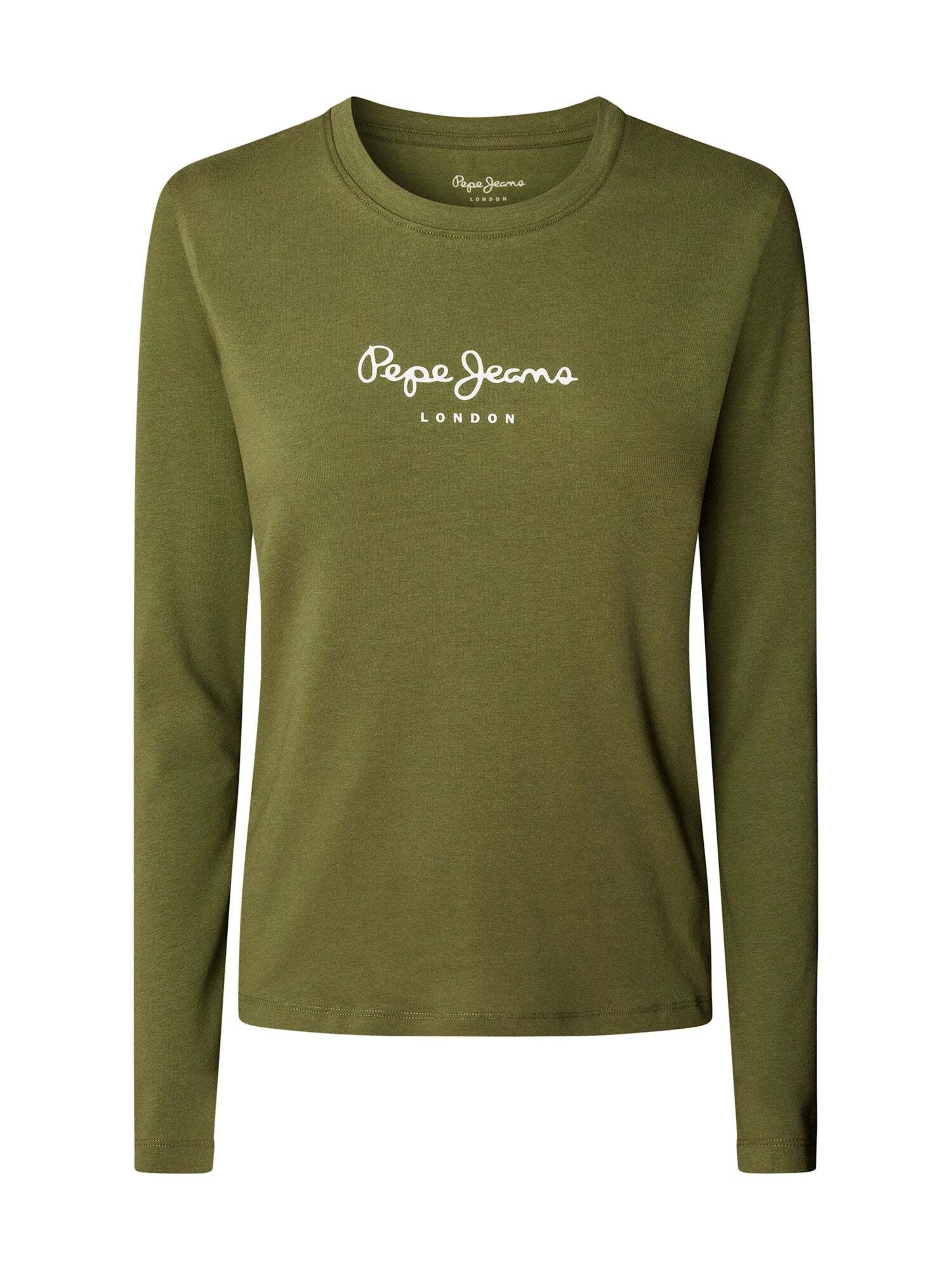 Maglietta 'New Verginia' di Pepe Jeans in verde: frontale