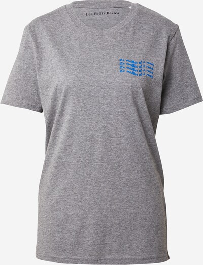 Les Petits Basics T-Shirt in royalblau / grau, Produktansicht