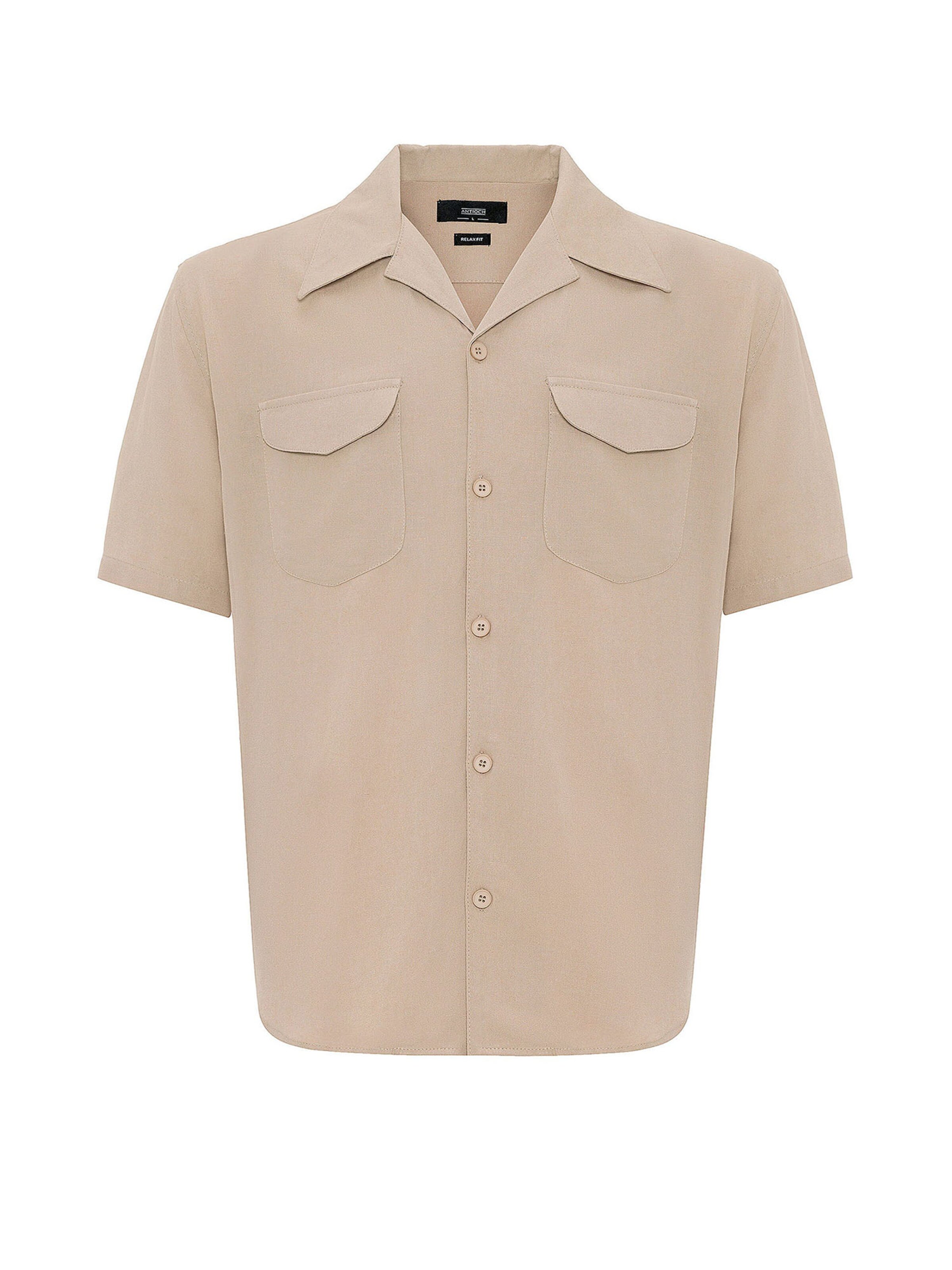 Antioch Regular fit Πουκάμισο σε μπεζ: μπροστά
