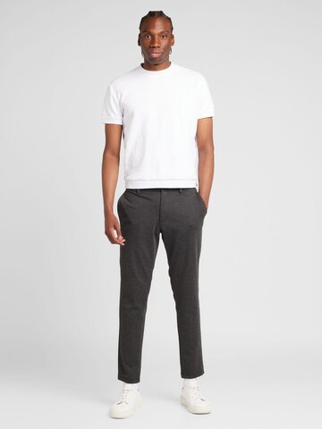 JACK & JONES Слим Брюки-чинос 'MARCO' в Серый