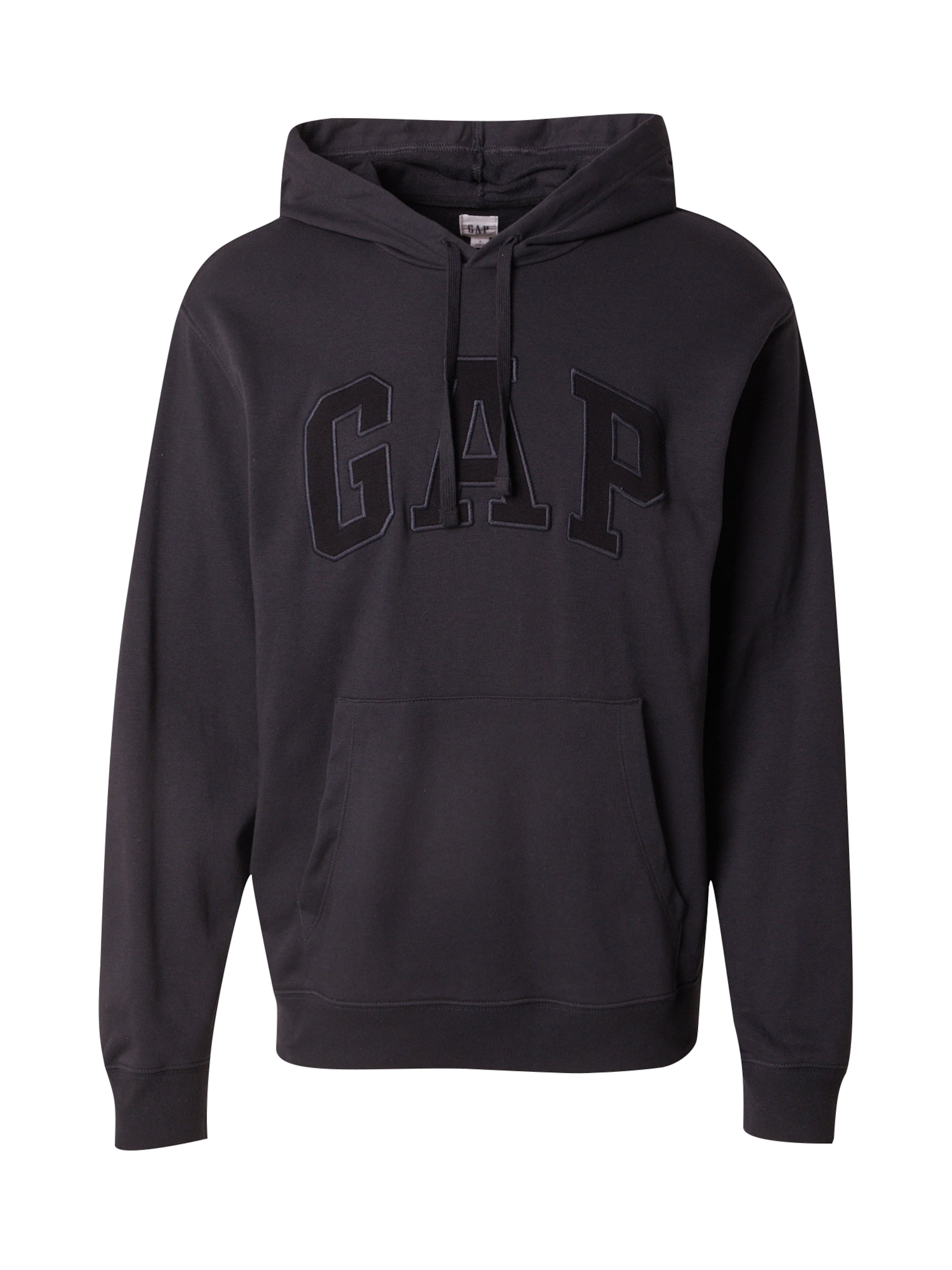 GAP Sweatshirt in Black: front