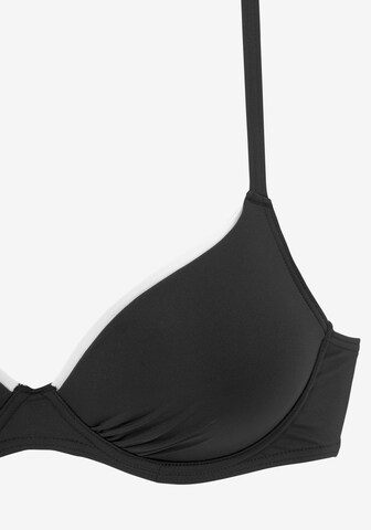 T-shirt Top per bikini di VIVANCE in nero