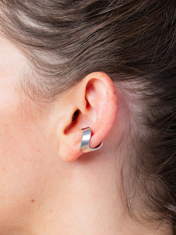 YParis Earrings 'Ear cuff Wavy S' in Silver