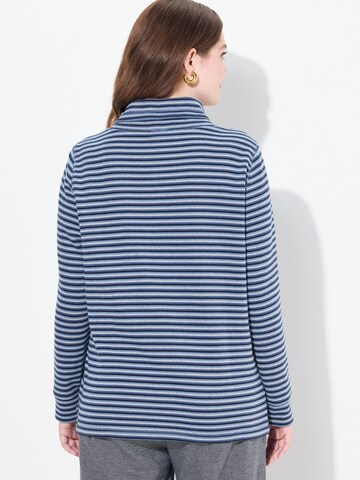 Ulla Popken Sweatshirt in Blauw