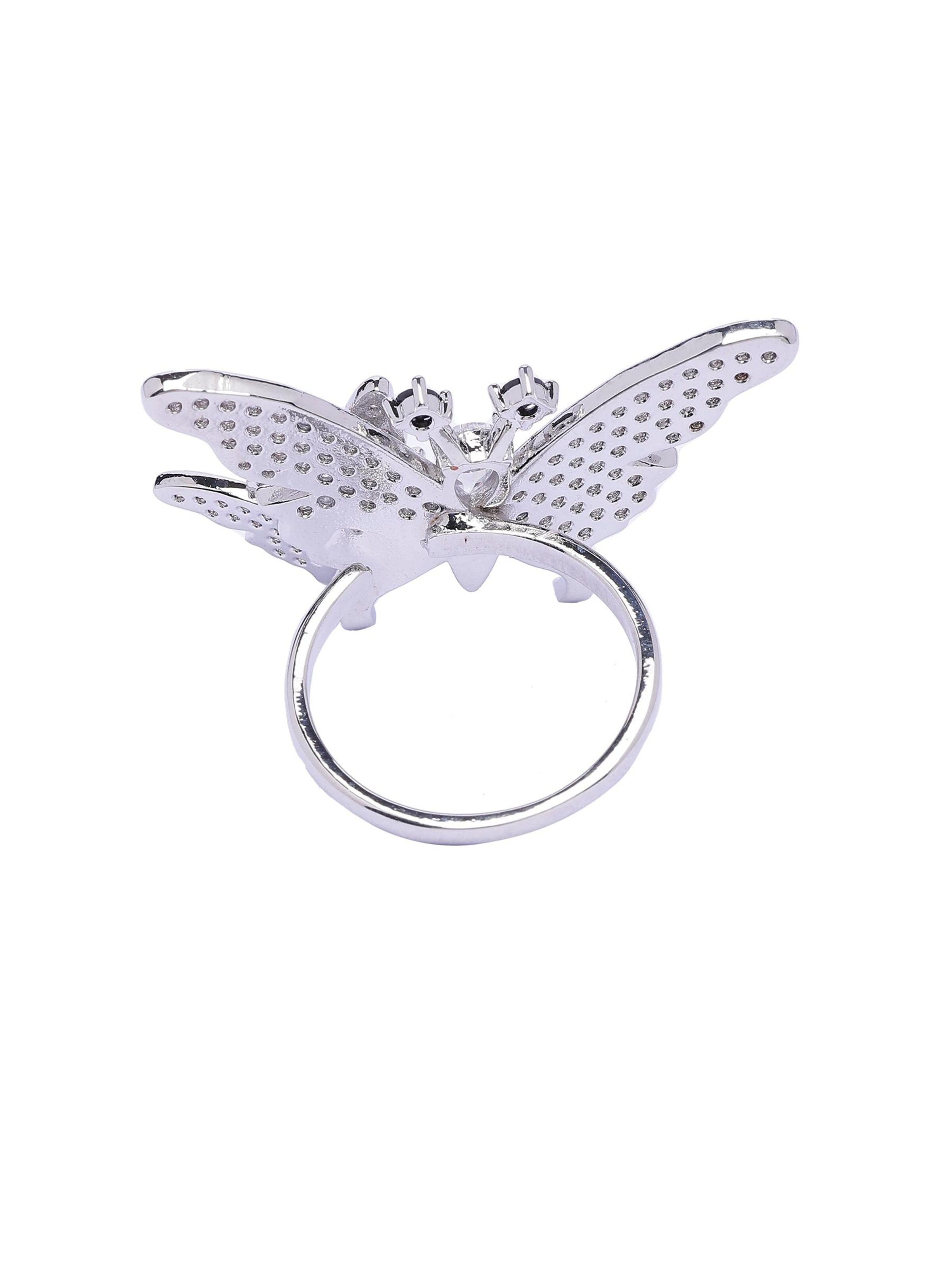 Bague 'Liviana' AVANT-GARDE PARIS en argent