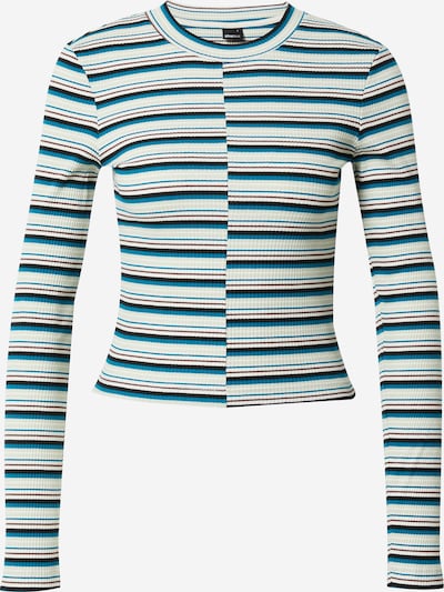 Maglietta 'Randa' Gina Tricot di colore petrolio / verde pastello / borgogna / nero / bianco lana, Visualizzazione prodotti