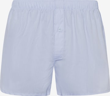 Boxers 'Fancy Woven' Hanro en bleu : devant