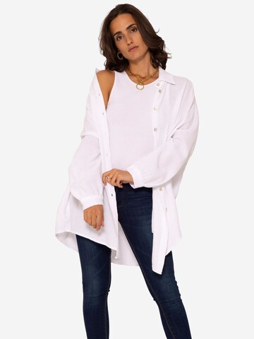 Camicia da donna di SASSYCLASSY in bianco