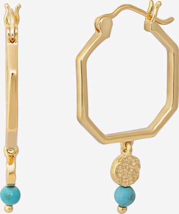 caï Earrings in Gold: front