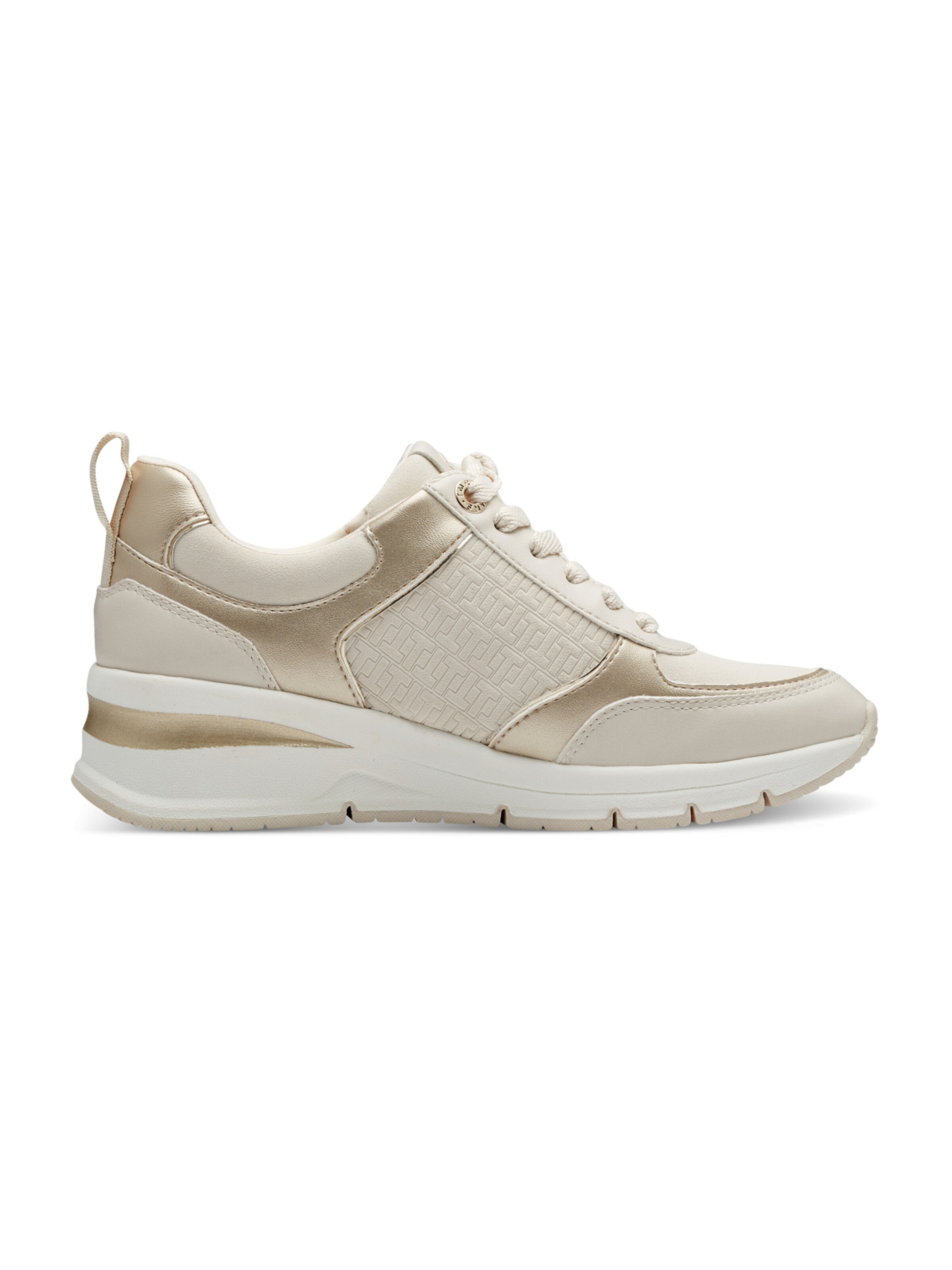 Tamaris Platform trainers in Beige