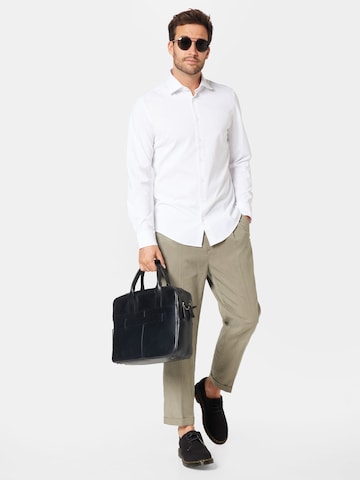 SEIDENSTICKER Slim fit Business Shirt in White