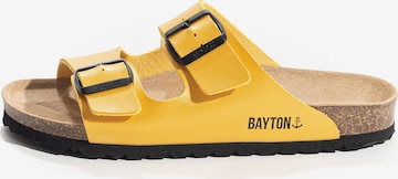 Bayton Pantolette 'Tracy' i gul: framsida