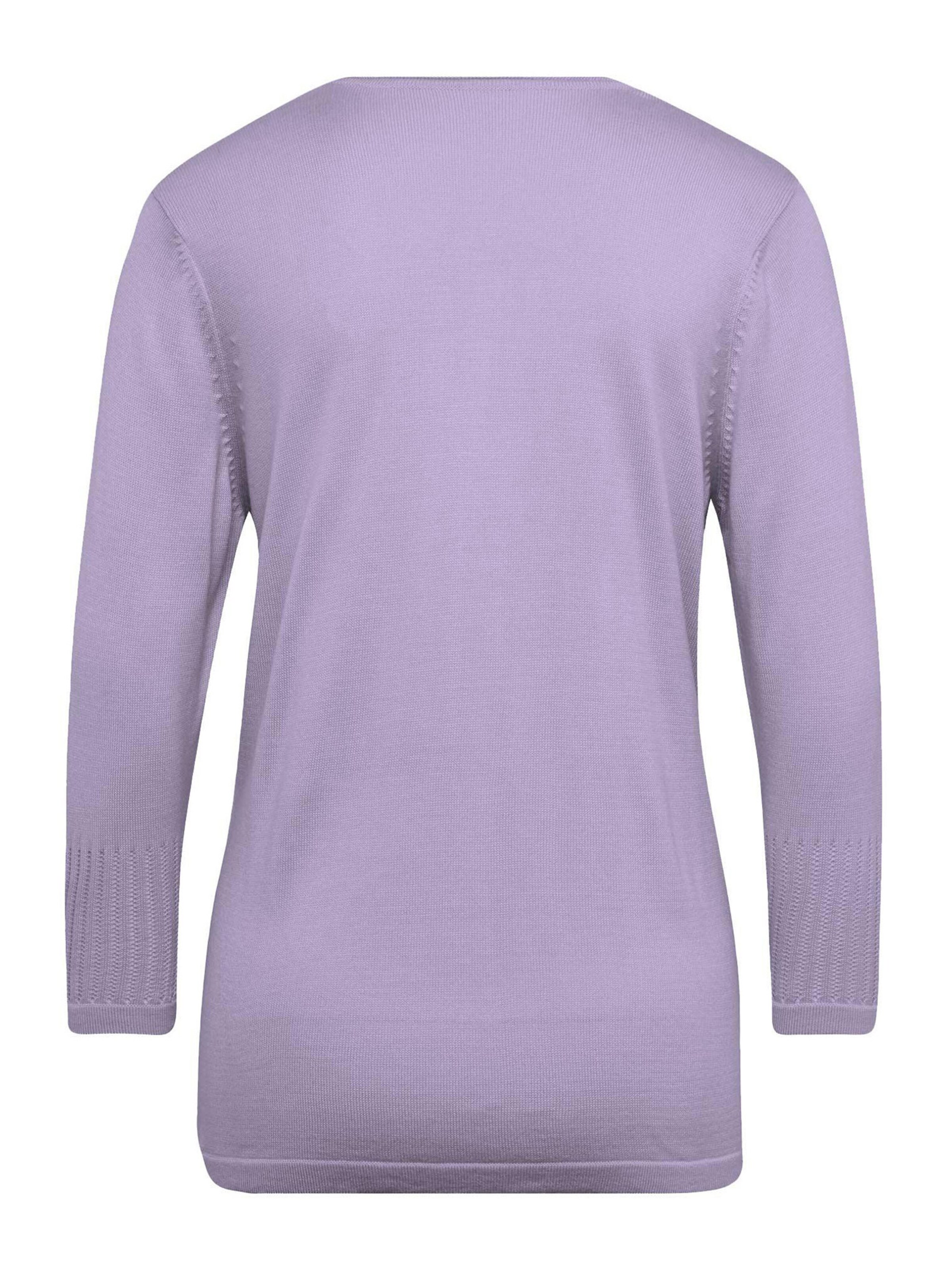 Goldner Trui in Lila