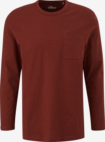 T-Shirt s.Oliver en marron : devant