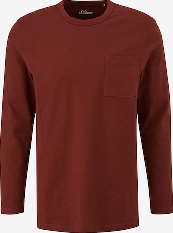 s.Oliver Shirt in Brown: front