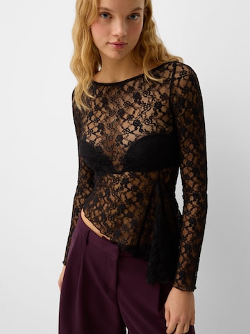 Bershka Shirts i sort