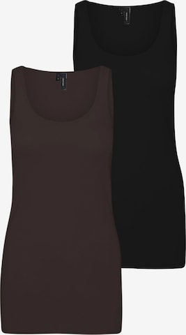Haut 'VMMAXI' VERO MODA en marron : devant