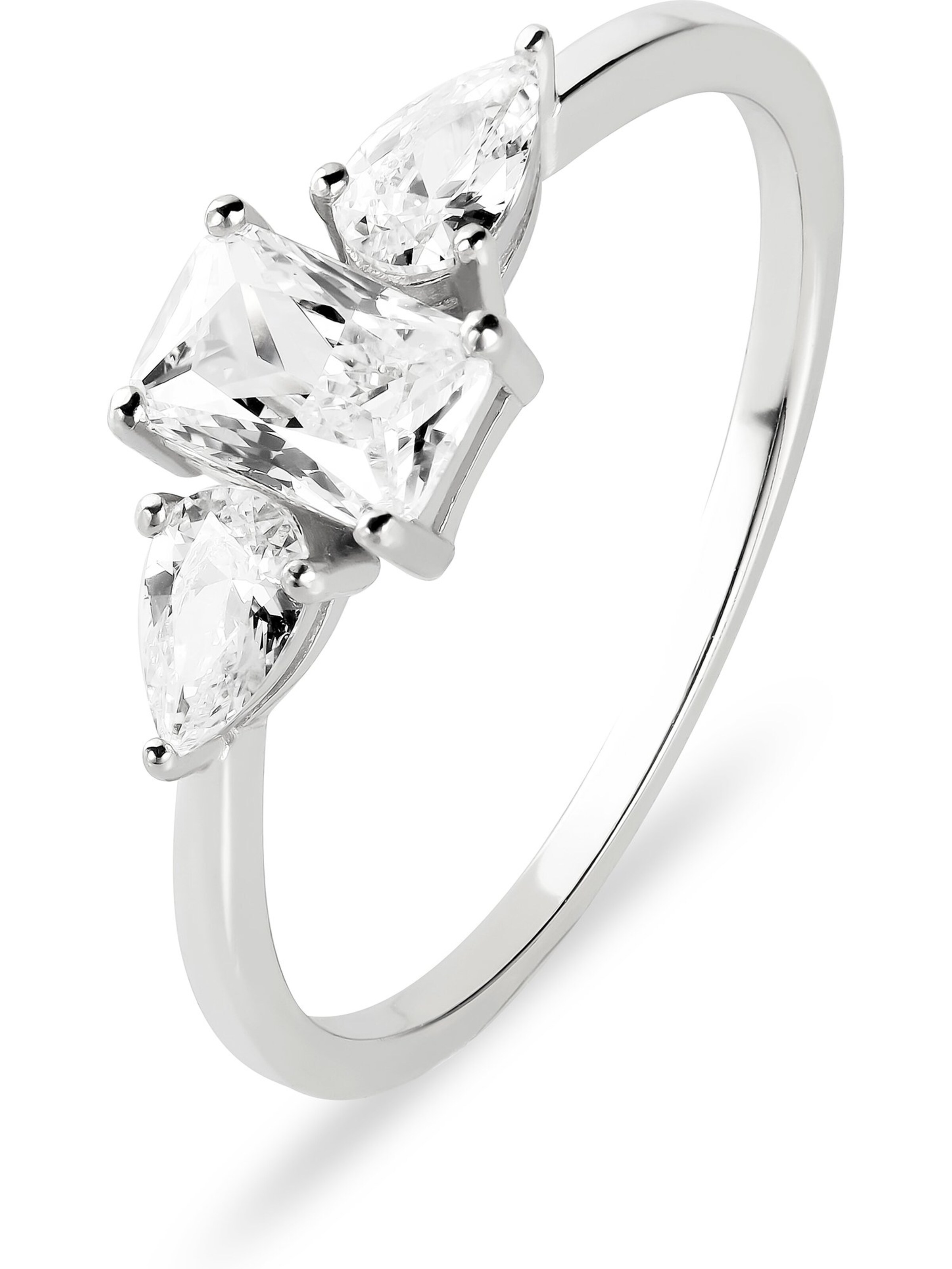 CHRIST Ring in Silver: front