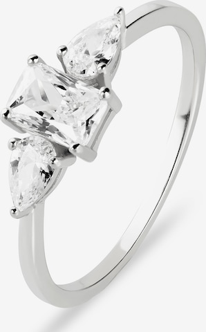 CHRIST Ring in Silver: front