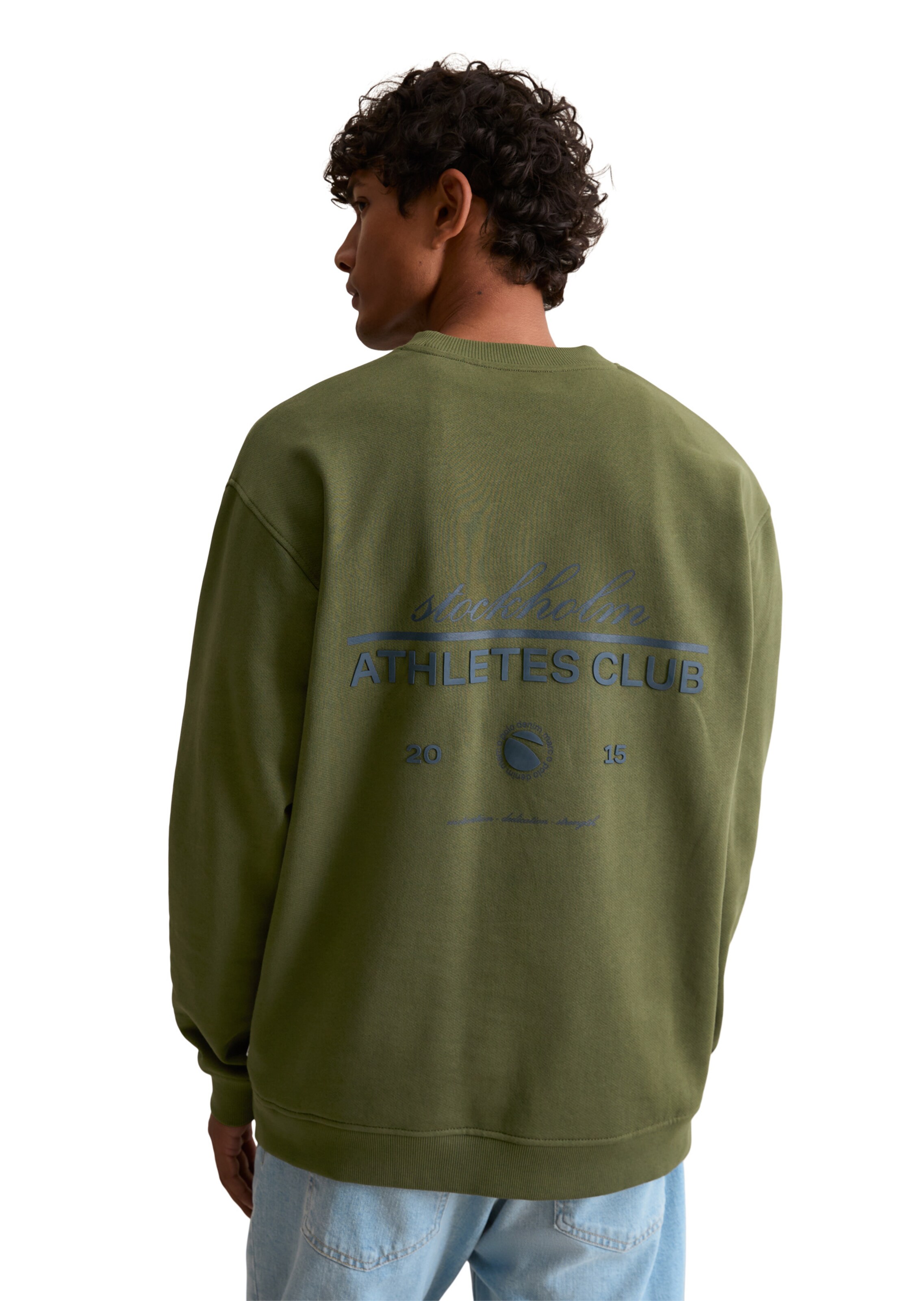 Marc O'Polo DENIM Sweatshirt in Green: front