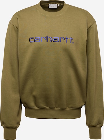 Sweat-shirt Carhartt WIP en vert : devant