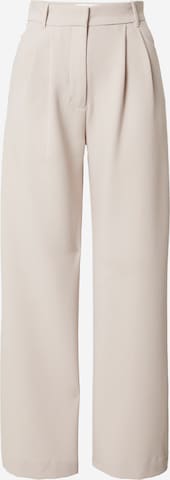 Wide leg Pantaloni con pieghe di Abercrombie & Fitch in grigio: frontale