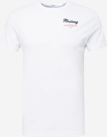 MUSTANG T-Shirt 'Aron' in Weiß: predná strana
