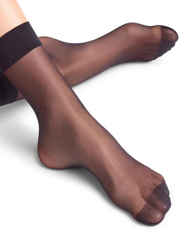 FALKE Socken 'Seidenglatt'‌‌‌ in Blau