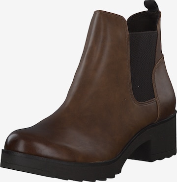 MARCO TOZZI Chelsea boots in Bruin: voorkant