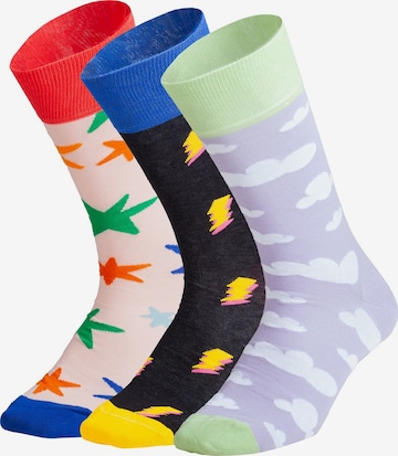 DillySocks Socken 'Sky Sparks' in Mischfarben: Vorderseite