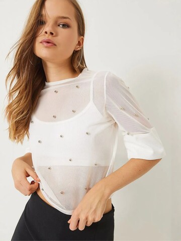 Chemisier Bianco Lucci en blanc